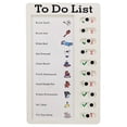 thumbnail image 1 of Portable Chore Board, Daily Schedule Planner, Reusable to Do List with Sliders, Plastic Message Board for Home Office Rv, Family Task Organizer, Travel Reminder, 1* Time Clock, 1 of 9