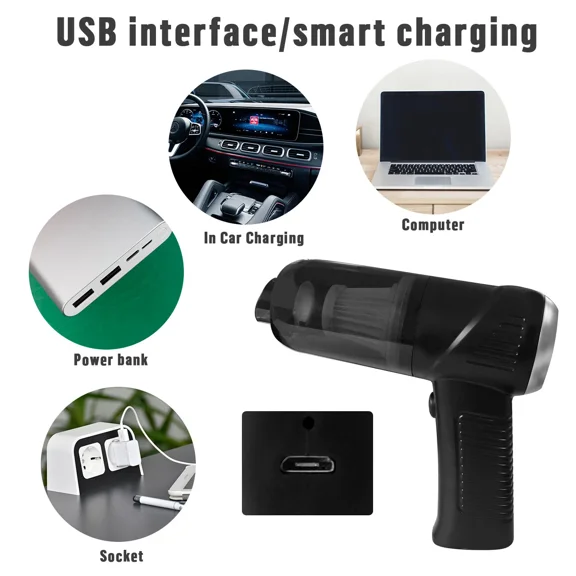 Portable Cleaner Wet Dry Handheld Strong Suction Office Home Car Vacuum Duster