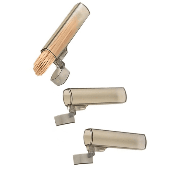 hejhncii Leak Proof Portable Toothpick Case Storage Box Travel Kitchens Dining Essential