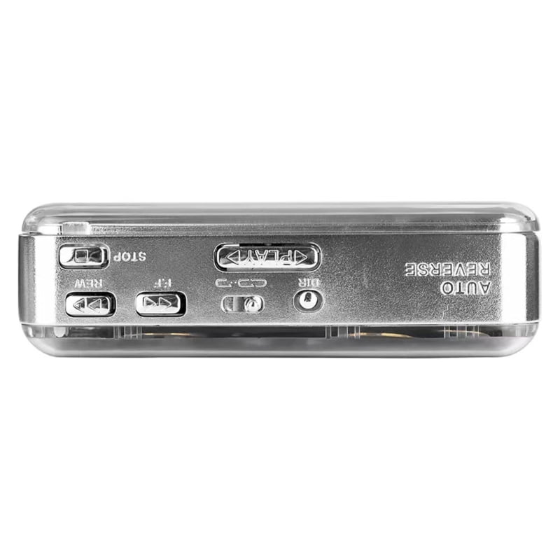 Portable Clear Stereo Auto Reverse Cassette Player Convert Tape to MP3 ...