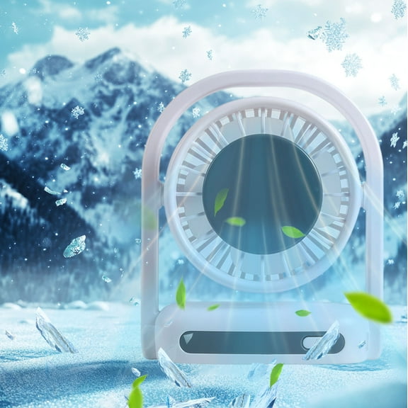 Portable Clip Fan, 500mAh Rechargeable Battery Fan, 3-Speed Mute Office Desk Fan, 360° Adjustable Airflow Fan, Compact Personal Cooling Fan for Home/Travel/Camping, USB-Powered Mini Fan