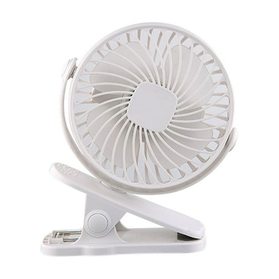 Portable Clip Fan Battery Operated, 3 Speeds USB Rechargeable Mini Table Fan,USB Charging Desktop Clip Small Fan Home Office Student Dormitory Silent Fan for Home Office Bedroom