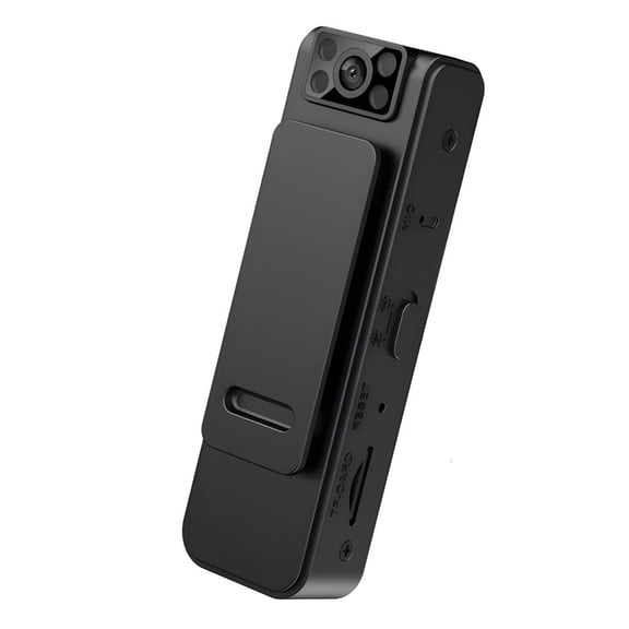 Portable Clip On Recorder With 5 Hours Continuous Video And Memory Card For Business Trip Security Watching
