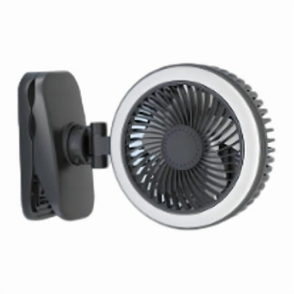 Portable Clip on Fan Camping Fan with LED Lights 2000mah Capacity Battery