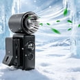 thumbnail image 1 of Portable Clip on Mini Fan Handheld Rechargeable 4 Speeds LED Display Pocket Size Travel Fan Black, 1 of 6