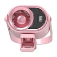 thumbnail image 1 of Portable Clip on Waist Fan, Pink, Digital Display Mini Fan with Cooling Plate, Rechargeable Hands Free Fan for Outdoor, Desk, Umbrella, 1 of 5