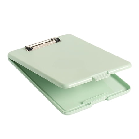 Portable Clipboard File Case With Metal Clasp For Office School Hospital Warehouse