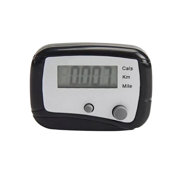 Portable Clipping Walk Meter Pedometer for Daily Step Tracking, Fitness Goals, and Health Monitoring for Walkers, Seniors, and Health-Conscious Individuals