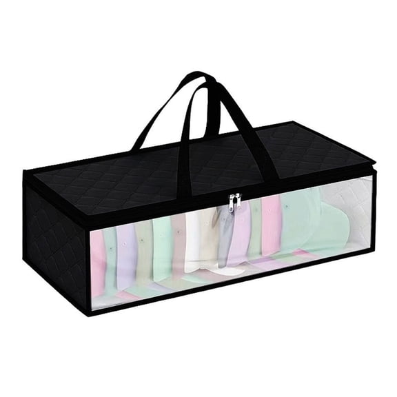 Portable Closet Organizer Handheld Hanging Storage Bag Foldable Visible