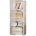 thumbnail image 1 of Portable Closet Wardrobe for Small Room, Clothes Storage Rack, Clothes Organizer Cabinet, Dust-Proof Garment Shelf for Home Bedroom Dormitory, 1 of 11
