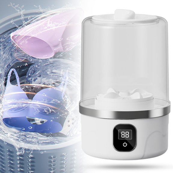 Portable Clothes Cleaner 30mAh Wireless Handheld Washer For Travel Baby Clothes & Delicates (600g Compact Design) Laundry Balls