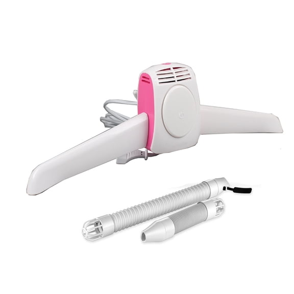 Portable Clothes Dryer Hanger Electric Garment Drying Rack with Hot and Cold Air for Quick Drying Shoes and Delicate Fabrics Travel Home Use