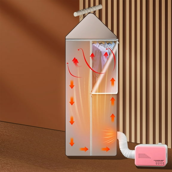 Portable Clothes Dryer Machine, 800W Power with Foldable Shelf, Compact for Apartments and Travel, Timer Function for Efficient Drying