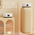thumbnail image 1 of Portable Clothes Dryer – Mini Foldable Electric Dryer with Fast-Dry UV Sanitize Compact Laundry Dryer for Apartment, RV, Travel, Dorm Small Spaces – Includes Drying Bag Remote Control (US Plug), 1 of 8