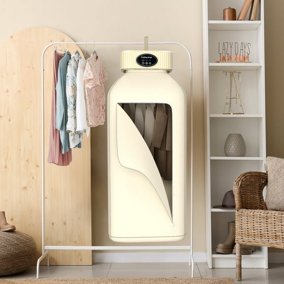 Portable Clothes Dryer, Small Foldable Electric Compact Drying Machine for Travel,RV, with Dry Bag