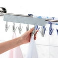 thumbnail image 1 of Portable Clothes Hanger Foldable for Travel and Business Trips, Fabric Hanger with Clips for Wardrobe Storage of Socks Hats and Accessories, Space Saving Design, 1 of 5