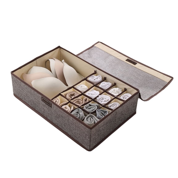 Portable Clothes Storage Box Closet Organizer Underwear Organizer for Wardrobe