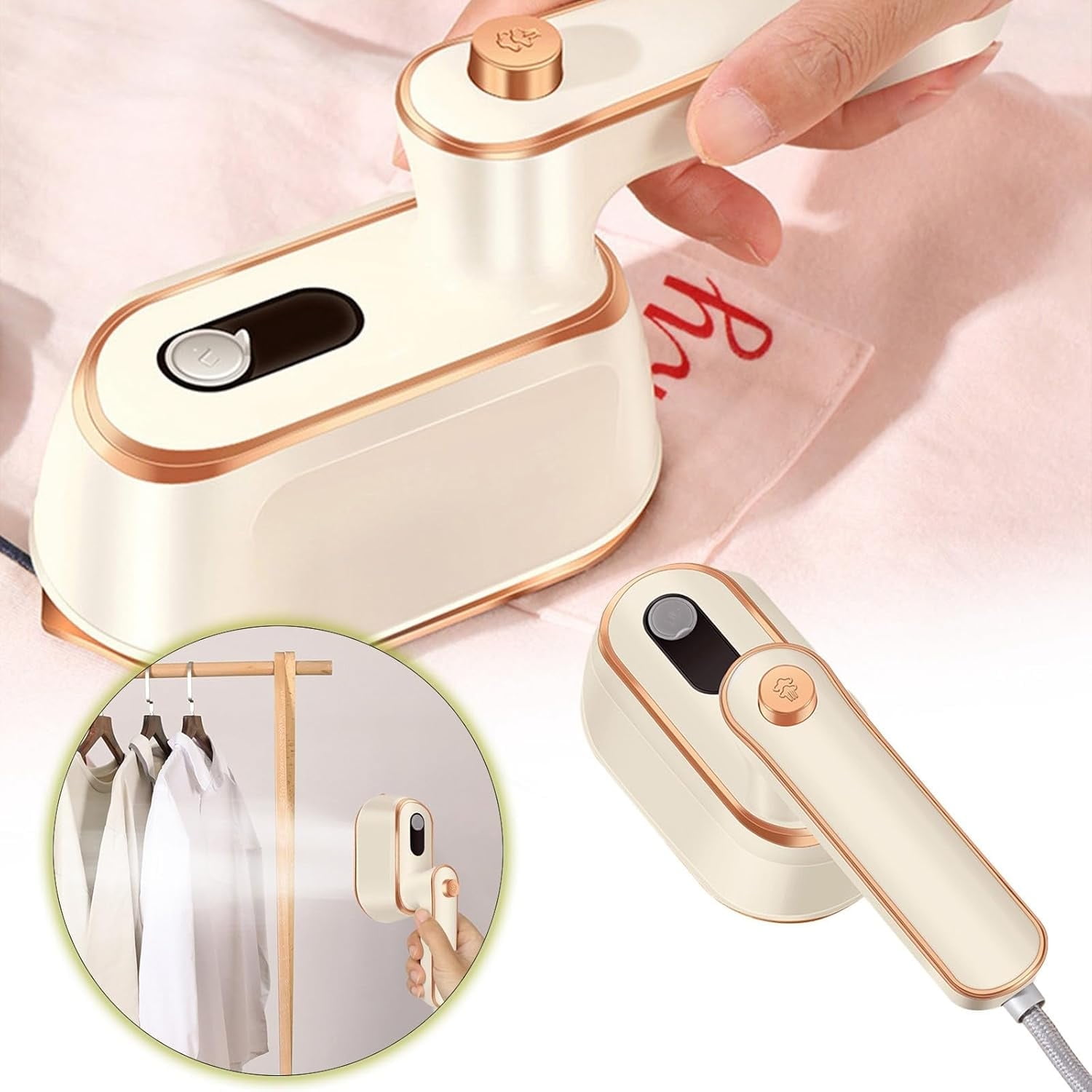 Mini Seamer Machine Portable Clothing Steamers, Steamer for Clothes, Handheld Travel ...