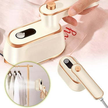 Portable Clothing Steamers, Steamer for Clothes, Handheld Travel Garment Steamers with Dry & Wet Ironing, 1000W 15S Fast Heat Up Steaming, Rotating Foldable Mini Garment Steamer Machine (1PCS, Beige)