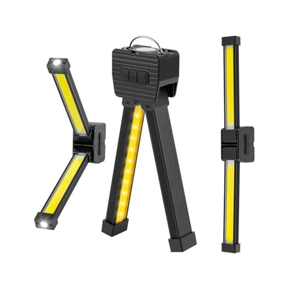 Portable Cob Work Light Multi Functional Led Maintenance Light With Magnet Cold/Warm/Red Light Lamp Outdoor Lighting Accessories