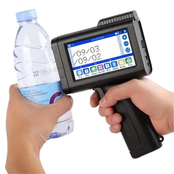 Portable Code Machine Handheld Inkjet Handjet Printer For Plastic Bag Bottle ,Crisp Output