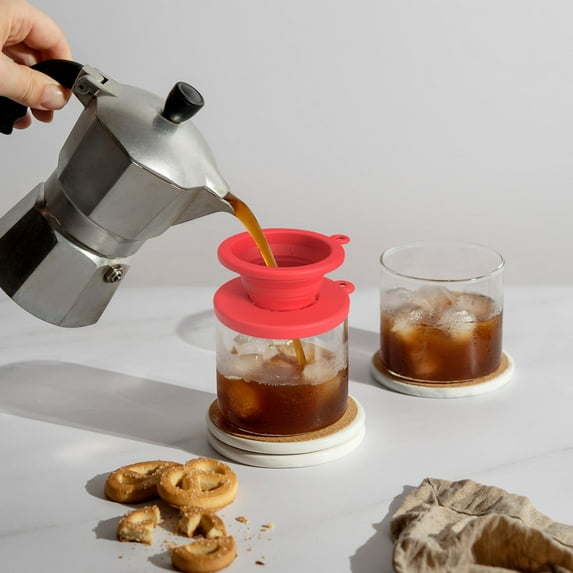 Portable Coffee Drip Filter Cup | Hand-Brewed Reusable Coffee Maker for Camping, Hiking, Home & Office | Dishwasher Safe | Compact Design | BPA-Free Plastic