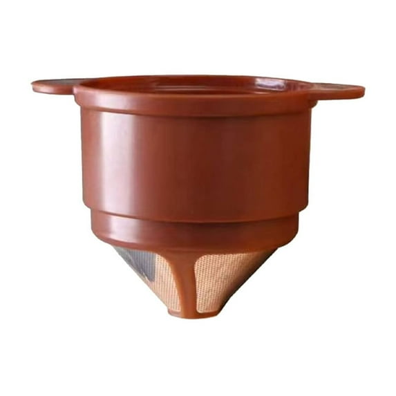 Portable Coffee Filter Cup, Stainless Steel Brewing Strainer Tool, Reusable Coffee Drip System, ABS Metal Coffee Maker Device, Eco Friendly Brewing Accessory, Durable Hand Coffee Filter
