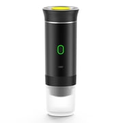 Portable Coffee Machine, 3 in 1 Cordless Electric Coffee Maker, Work with Capsule and Ground Coffee, Cold Brew and Heating Coffee Maker black