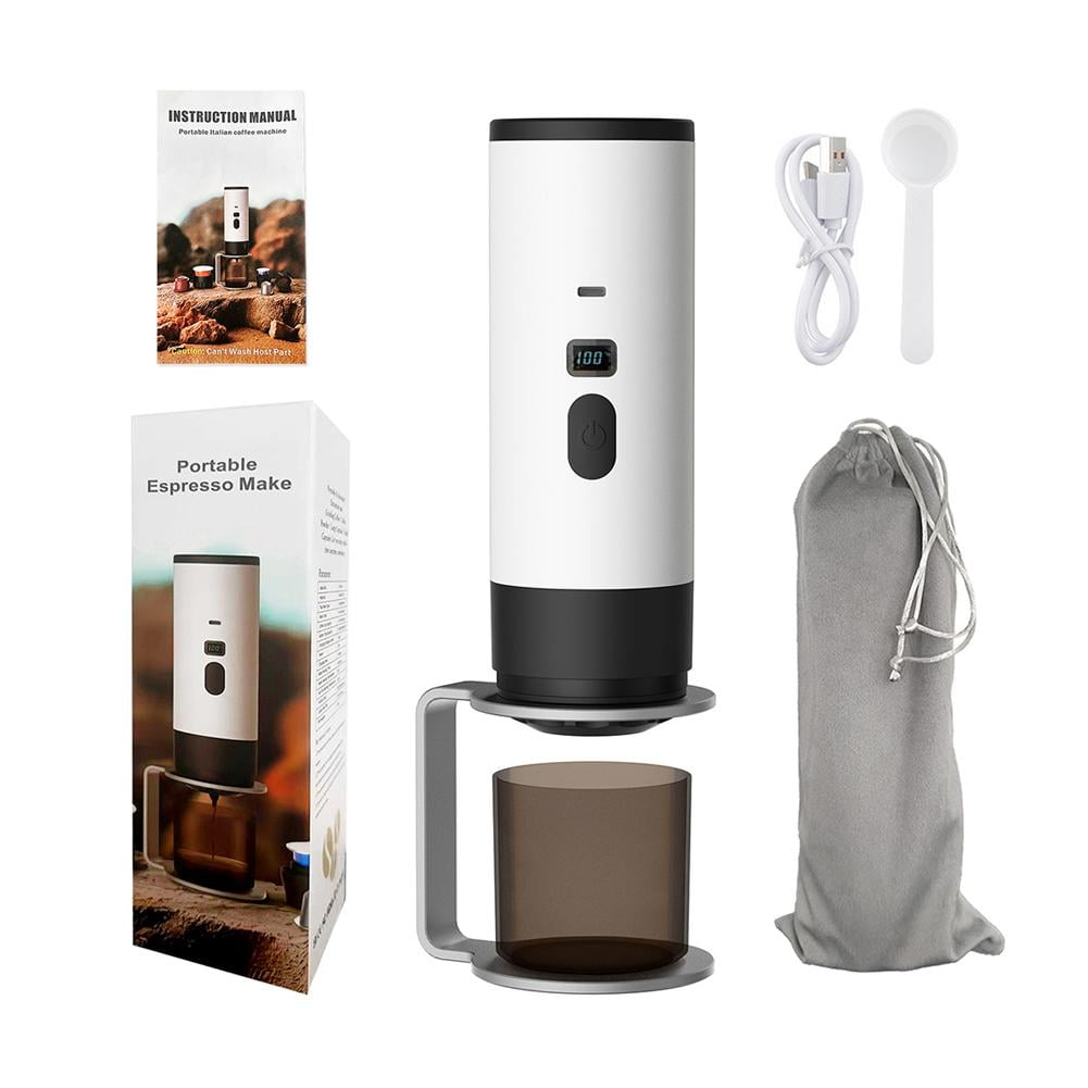Portable Coffee Maker For Nespresso Capsules USB Powered 90ml Capacity Rapid Heating Lightweight For Travel Camping Office Home Use
