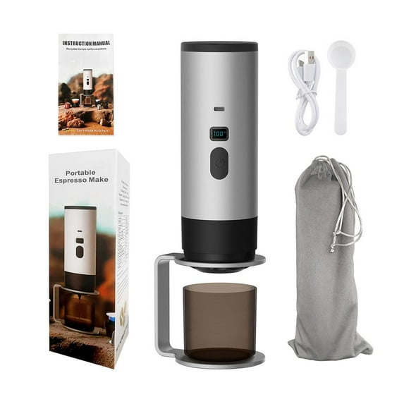 Portable Coffee Maker For Nespresso Capsules USB Powered 90ml Capacity Rapid Heating Lightweight For Travel Camping Office Home Use