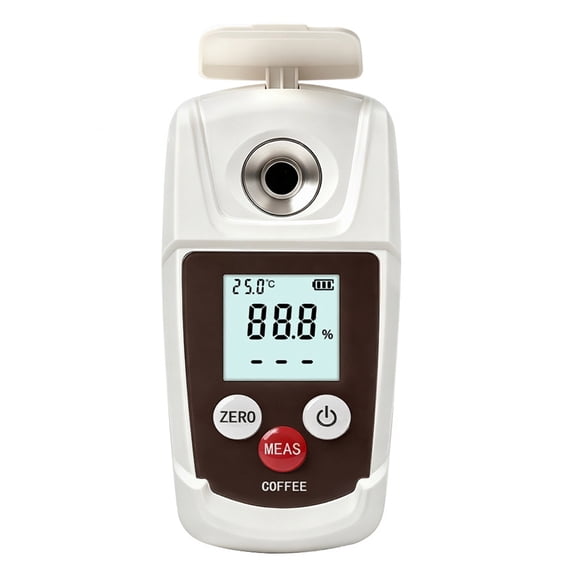 Portable Coffee Reading Meter Digital Refractometer for Cafe Service Home Kitchen Use Three Button Controls Concentration Checks Daily Brewing