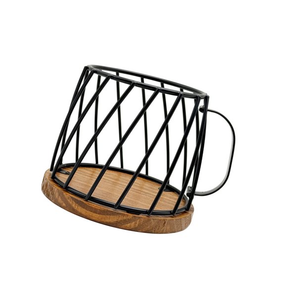 Portable Coffee Storage Basket with Lid – Multi-Purpose for Neat Kitchen or Decoration