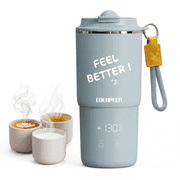 Temperature Control Heated Coffee Mug Smart Self Heating Travel Mug 14 Oz,Controlled Warmer Keep Coffee Hot Fast for Home, Office and Commute