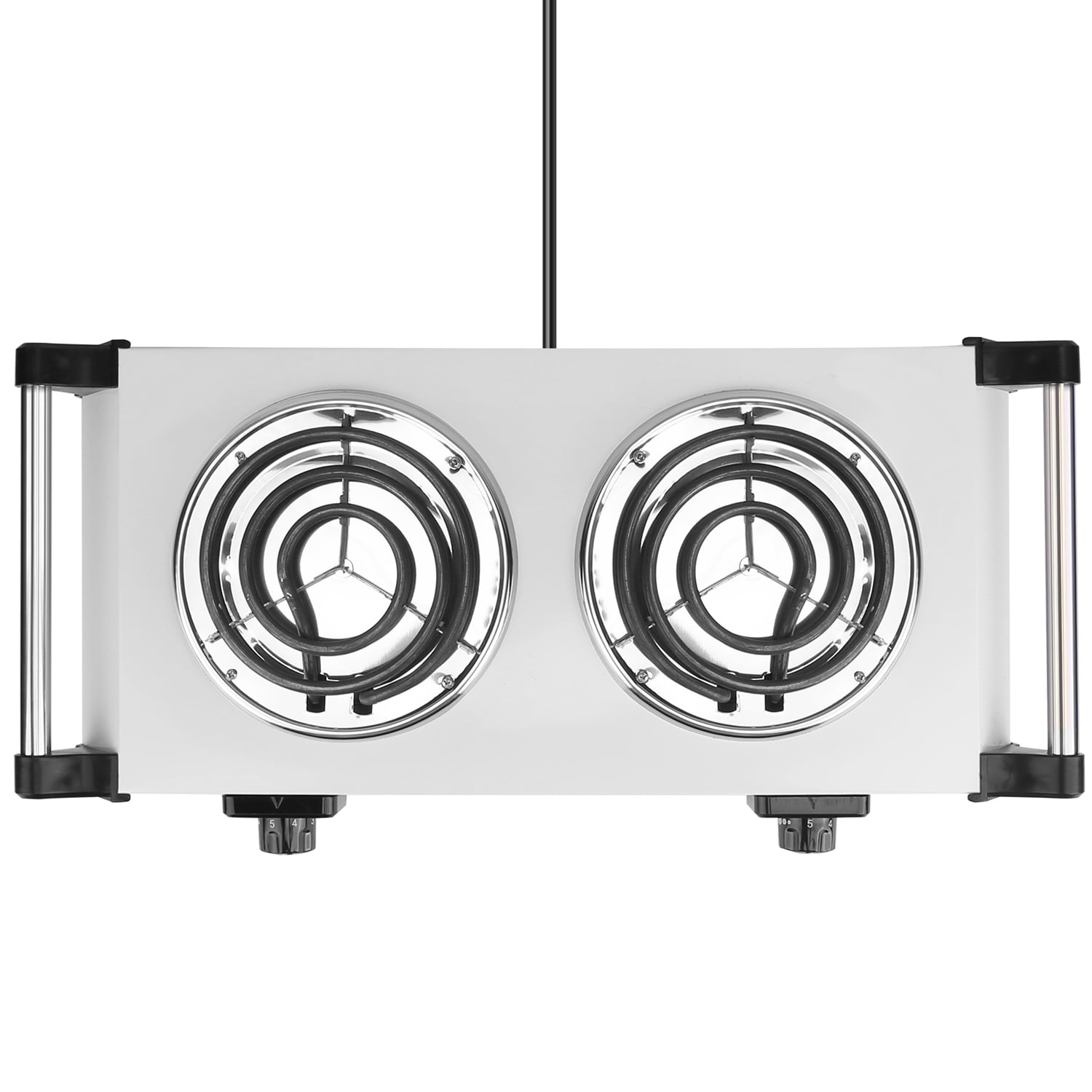 Portable Coil Hot Plate Heating Plate,  1000W Stove Countertop Heater with 5 Grear Fast Heating for Cooking