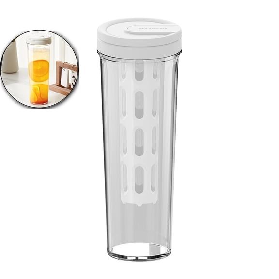 Portable Cold Brew Coffee Maker Iced Coffee Maker and Tea Brewer Leak-Proof Removable Fine Mesh Filter Perfect for Outdoor Camping Trip