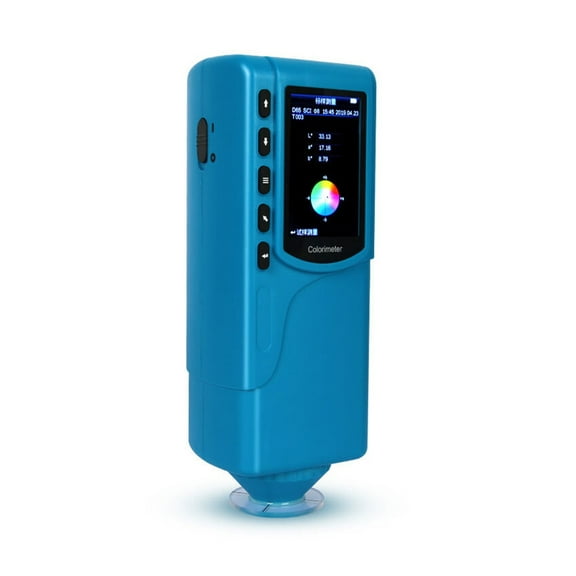 Portable Color Difference Tester Colorimeter Color Analyzer Digital Precise LAB Color Meter Measurement Caliber 8mm ,One-Button Operation