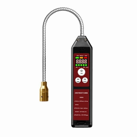 Portable Combustible Gas Detector High Sensitivity Gas Leak Tester USB Rechargeable CH4 and C4H10 Detector
