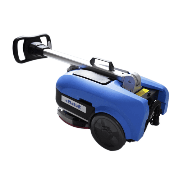Portable Commercial Floor Scrubber Machine,Walk Behind Automatical Floor Scrubber with 360 Degree Rotation Squeegee