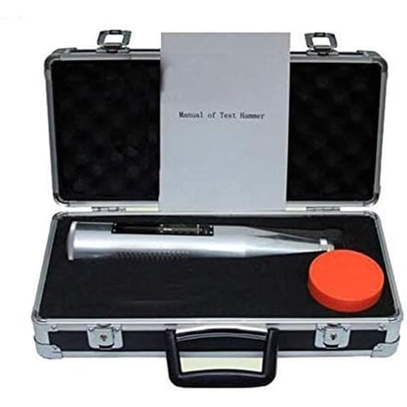 Portable Concrete Rebound Tester Hammer (Black Instrument Case) Concrete Test Hammer with 10 to 60Mpa Resiliometer Tester Hammer Concrete Rebound Test Schmidt Hammer$$Electronics Accessories