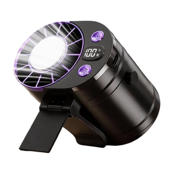 Blarkrus Portable Conditioner Fan, Wearable Clip-On Cooling with Waist Fan Design, for Outdoor Activities Setup, Black
