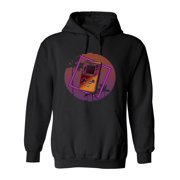 Portable Console And Vaporwave Hoodie Men -Image by Shutterstock, Male Small