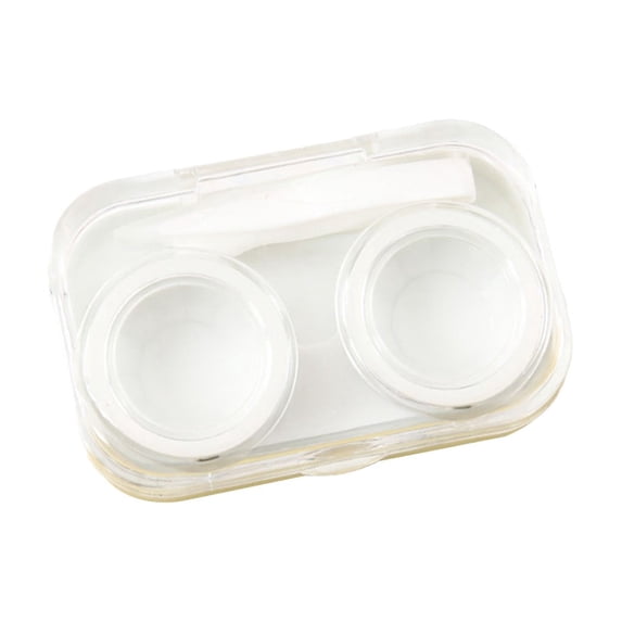 Portable Contact Lens Case, Compact Lens Storage Solution, Lightweight Design for Travel and Daily Use, Perfect for On-the-Go Individuals, Leak-Proof and Effortless to Clean