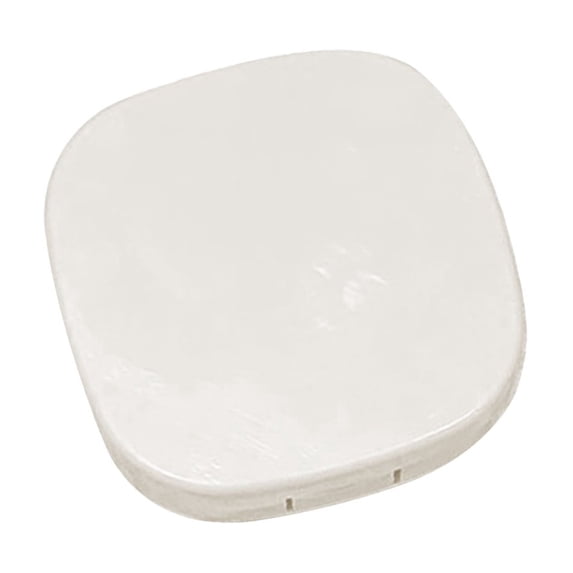 Portable Contact Lens Case Compact Travel Storage Box Stylish Holder for Daily Use Outdoor Travel Lens Accessory - White
