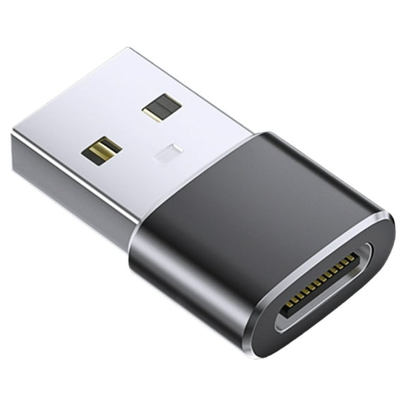 Portable Converter USB to USB C Adapter Data Transfer Fast Charging Adapter USB Male to Type-C Female OTG Converter