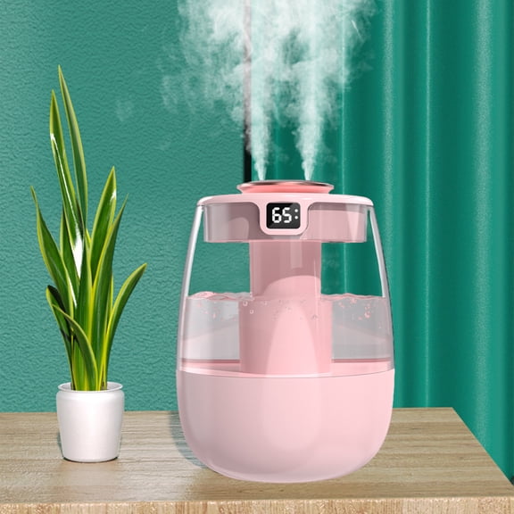 Portable Cool Mist Humidifier, Large Capacity USB Personal Humidifier for Bedroom Office Desk, Quiet Ultrasonic Air Humidifier for Home Plants, Travel, Car, and Dry Skin Relief