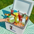 thumbnail image 1 of Portable Cooler Insulated Box, Lunch Cooler Box, 6 L Insulated Box, Leak Proof Outdoor Hard Cooler Keeps Ice For Up To 3 Days, For Beach Camping, Travel, Outdoor Party, White, 1 of 4