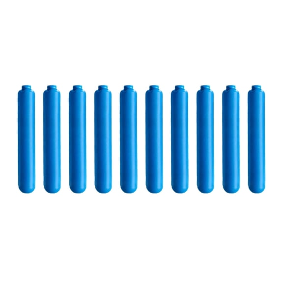 Portable Cooling Rods, 10 Pcs Reusable Ice Sticks 5.94x0.98 Inch, Freezable Drink Cooler for Travel Camping, Large Capacity Beverage Accessory, Lightweight Multicolor