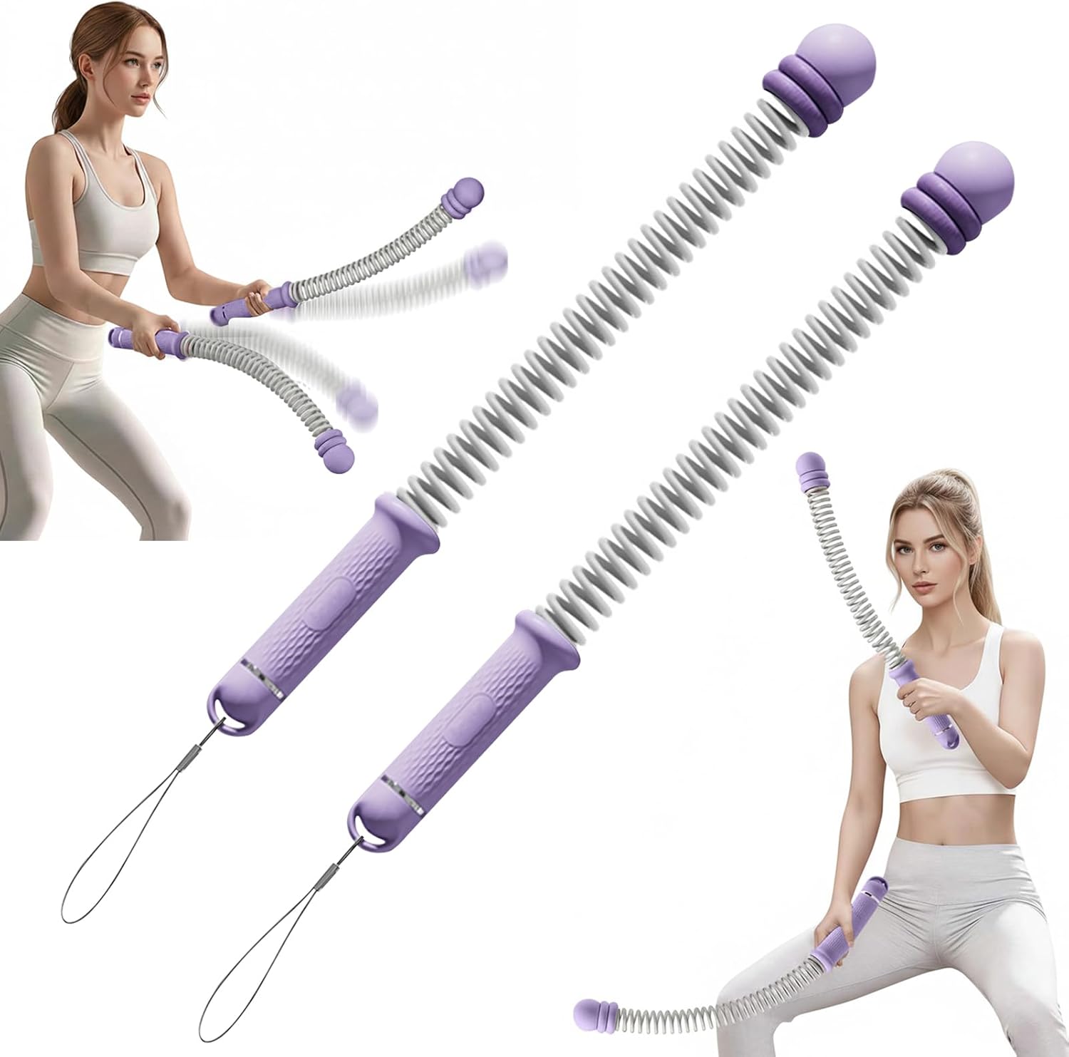 Portable Cordless Battle Ropes for Home Gym, Battle Ropes Ropeless for ...