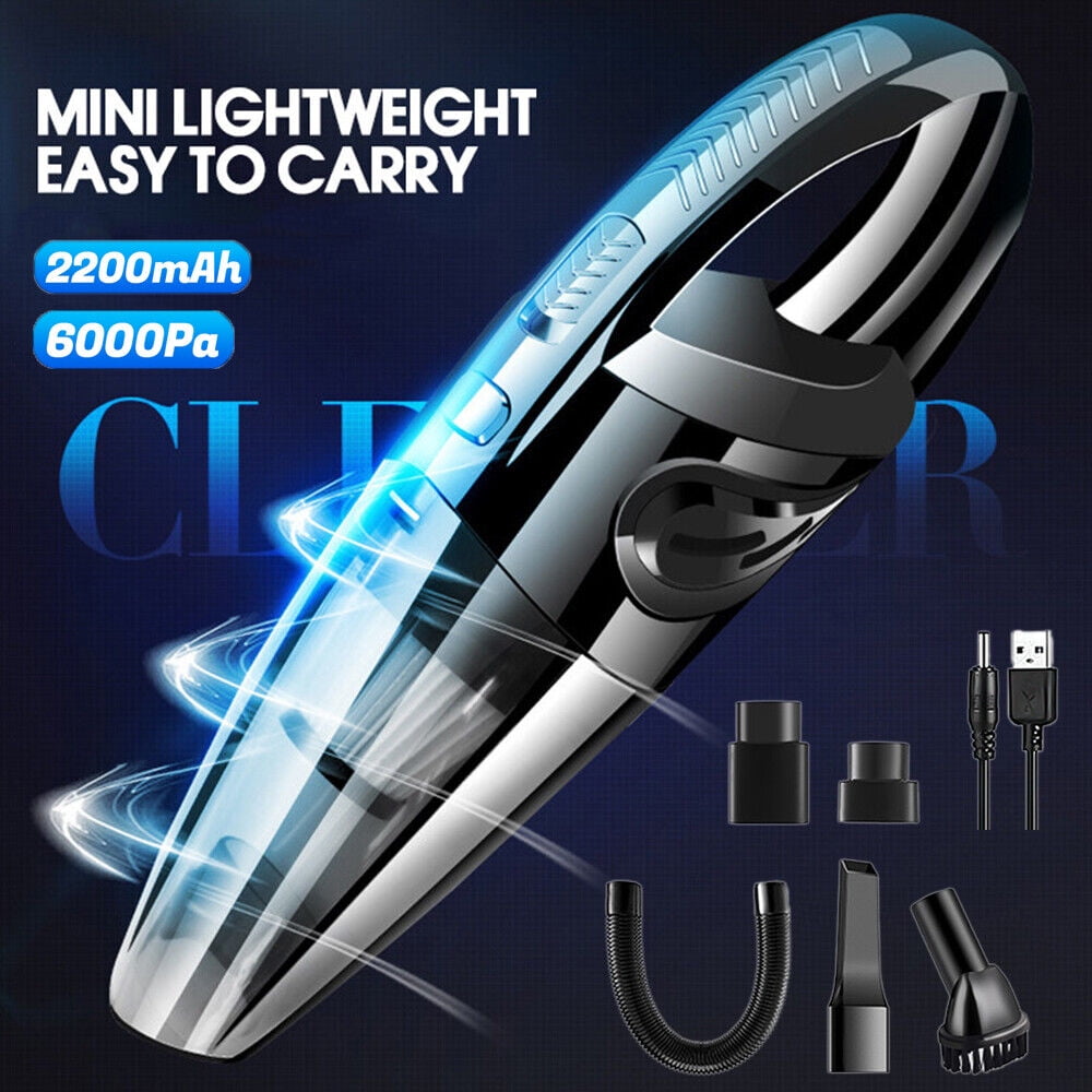 Portable Cordless Hand Held Vacuum Cleaner Recharge Wet Dry Car Auto