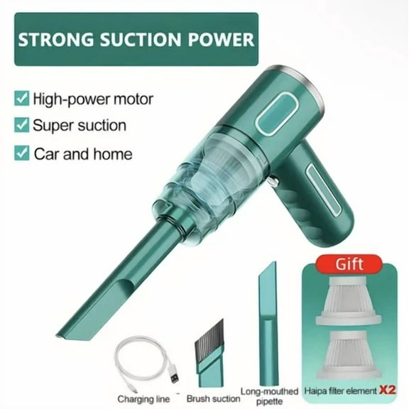 Portable Cordless Hand-Held Vacuum Cleaner